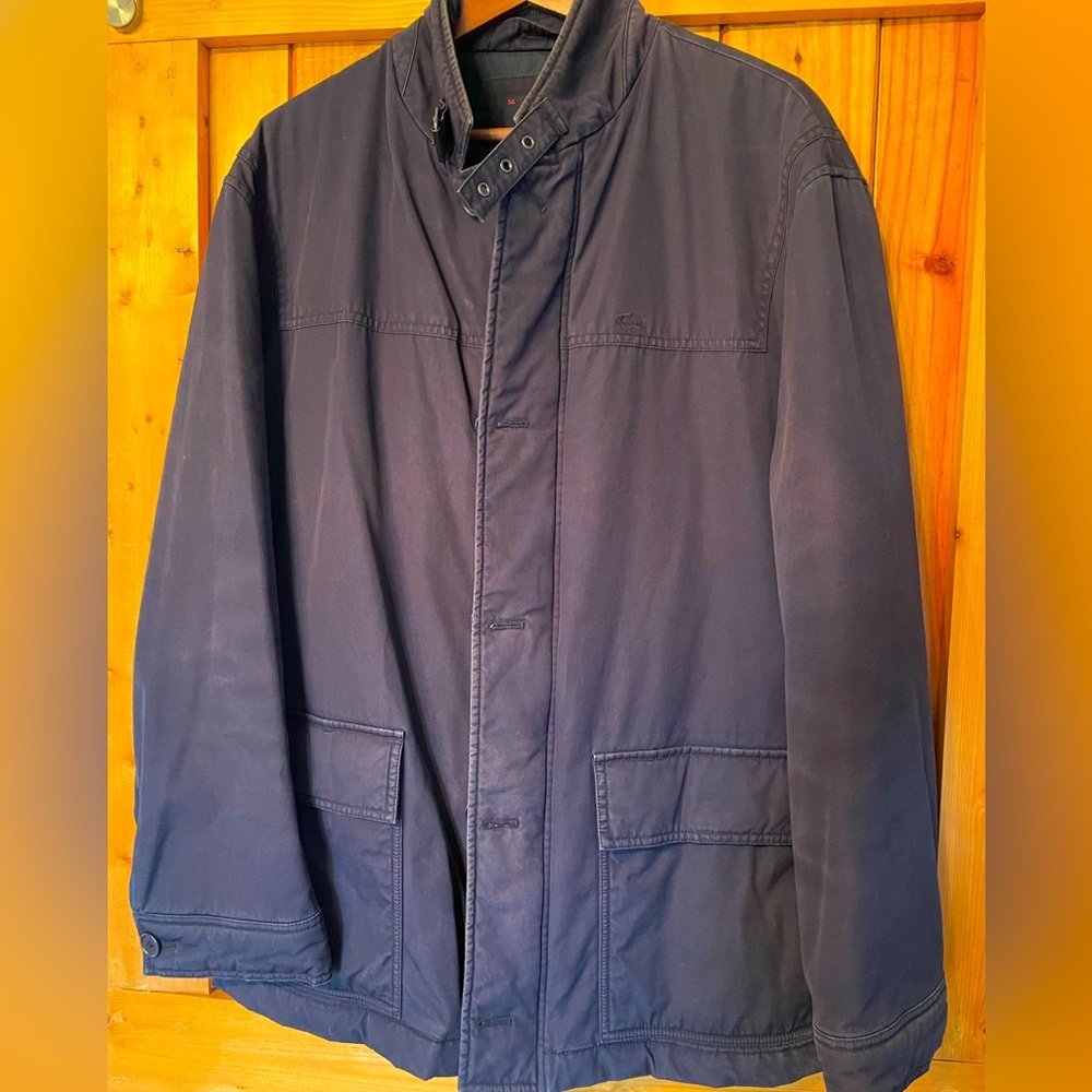 Vintage Lacoste Field Jacket Navy Blue, Men’s Large - Picture 2 of 11